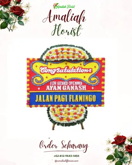 Sewa Papan Bunga Langkai